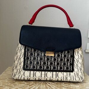 CH CAROLINA HERRERA Multicolor Monogram Satchel